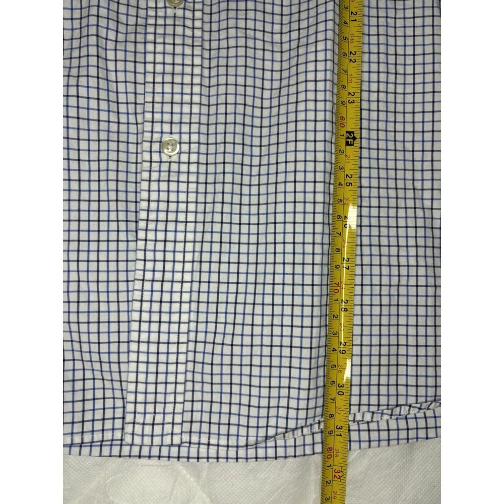 Ralph Lauren‎ Men's XL Blue & White Oxford Check Long Sleeve Button Down Shirt - Picture 7 of 8